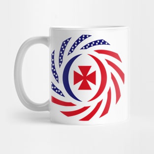 Wallis and Futuna Islander American Multinational Patriot Flag Series Mug